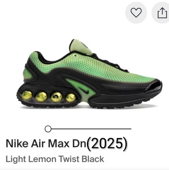 Nike Other - Nike Air Max Sneakers - Lemon Twist and Black Mens SZ 10 Womens SZ 11.5 NWOT